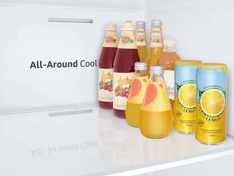 Samsung RS28A5F61SR 27.3 Cu. Ft. Smart Side-By-Side Refrigerator With Family Hub&#8482; In Stainless Steel