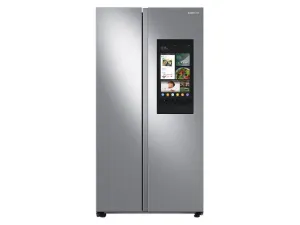 Samsung RS28A5F61SR 27.3 Cu. Ft. Smart Side-By-Side Refrigerator With Family Hub&#8482; In Stainless Steel