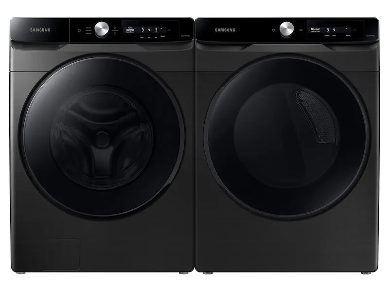 Samsung WF45A6400AV 4.5 Cu. Ft. Large Capacity Smart Dial Front Load Washer With Super Speed Wash In Brushed Black