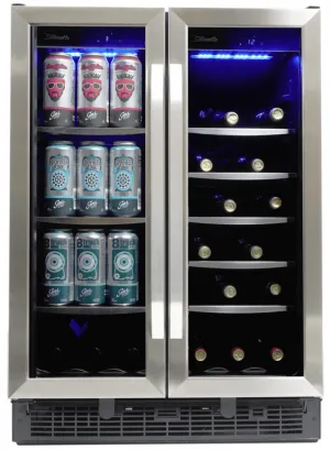 Silhouette SBC051D1BSS Emmental 24 French Door Beverage Center