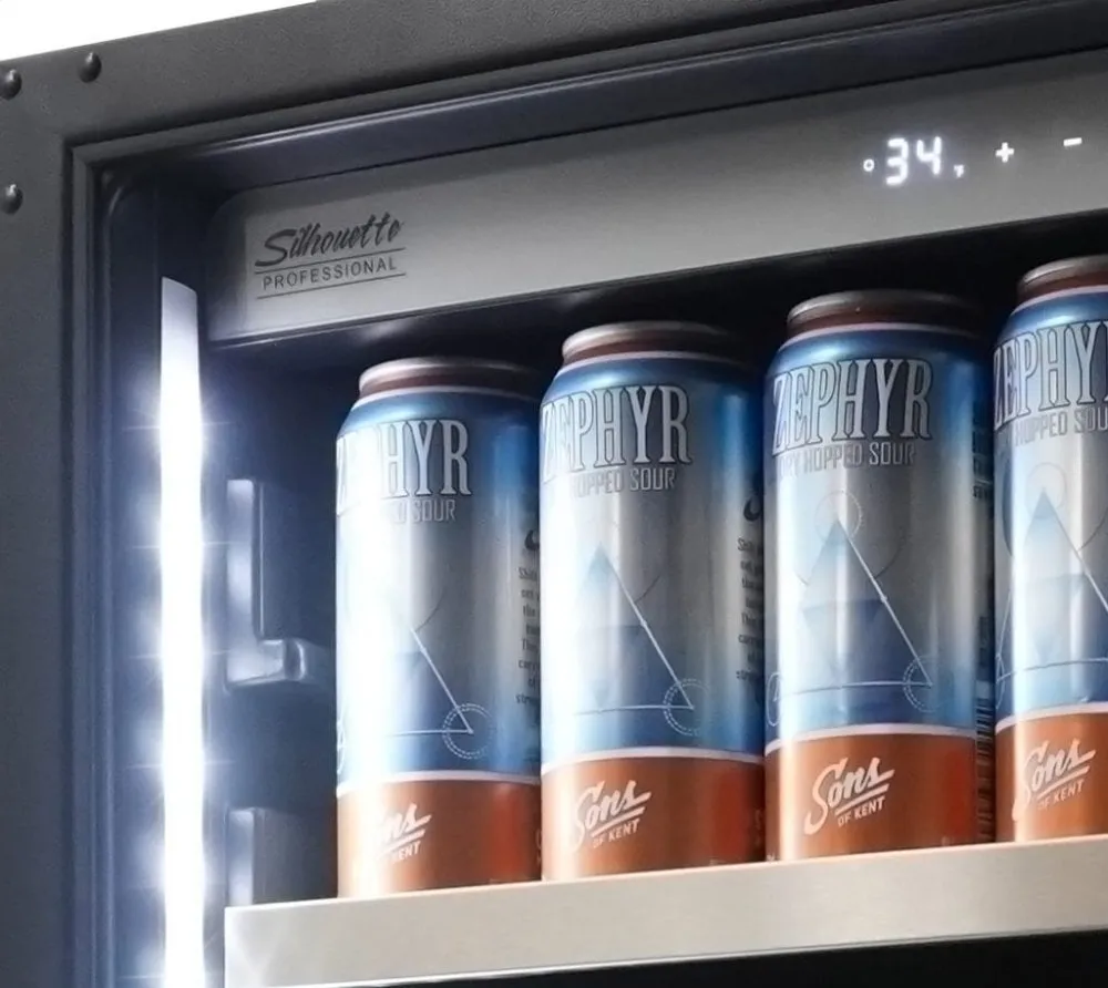 Silhouette SPRBC047D1SS Lorraine 24 French Door Beverage Center