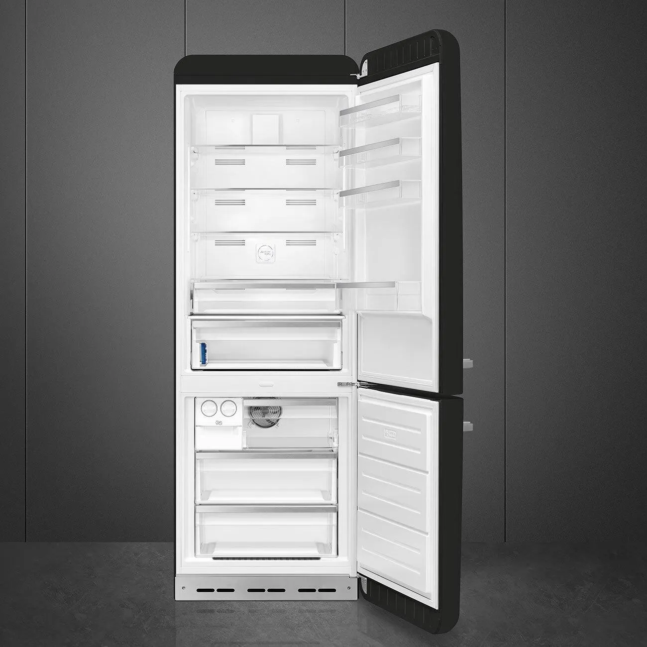 Smeg FAB38URBL Refrigerator Black Fab38Urbl