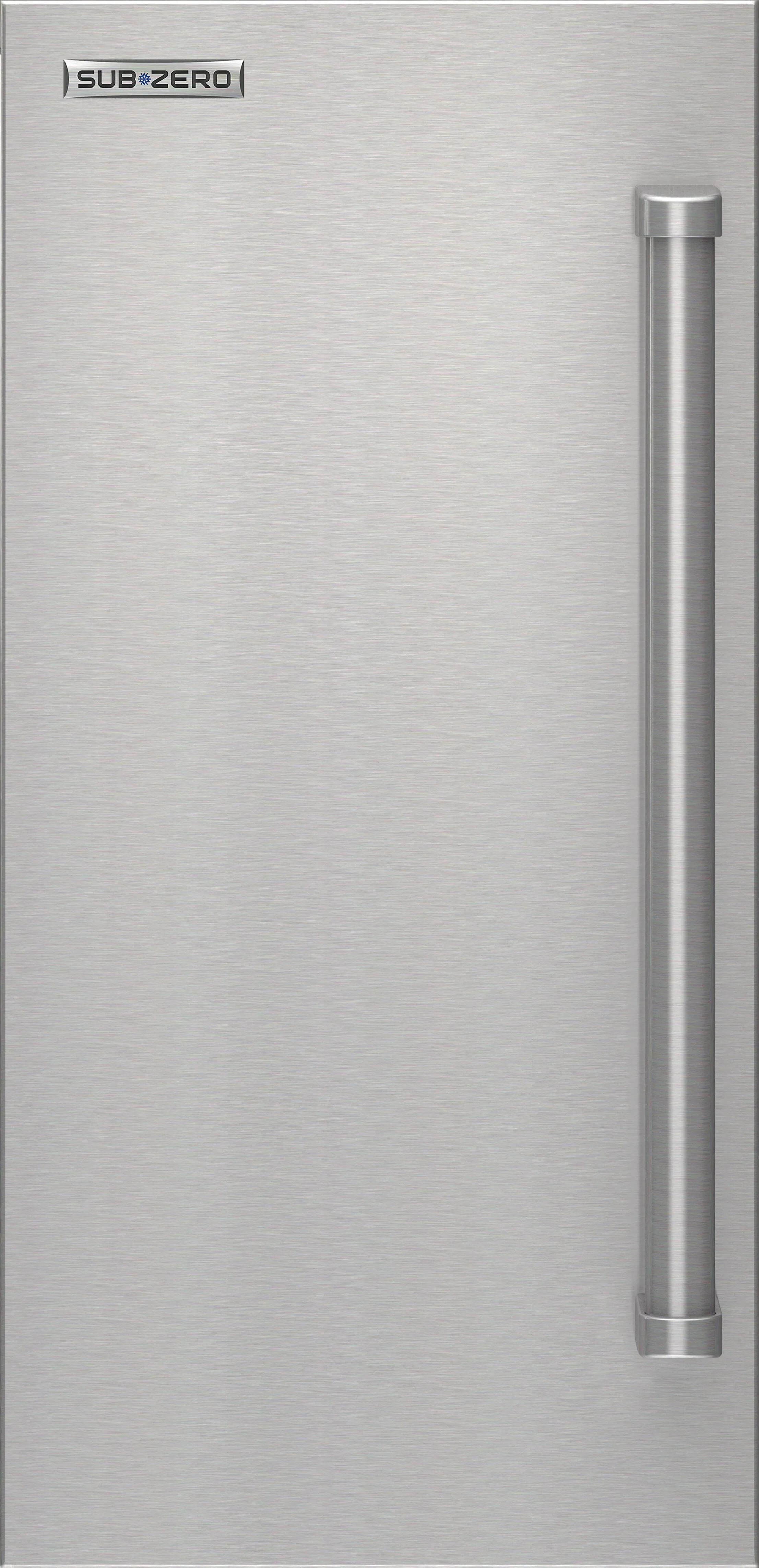 Sub-Zero 7043659 15 Outdoor Stainless Steel Door Panel With Pro Handle - Left Hinge