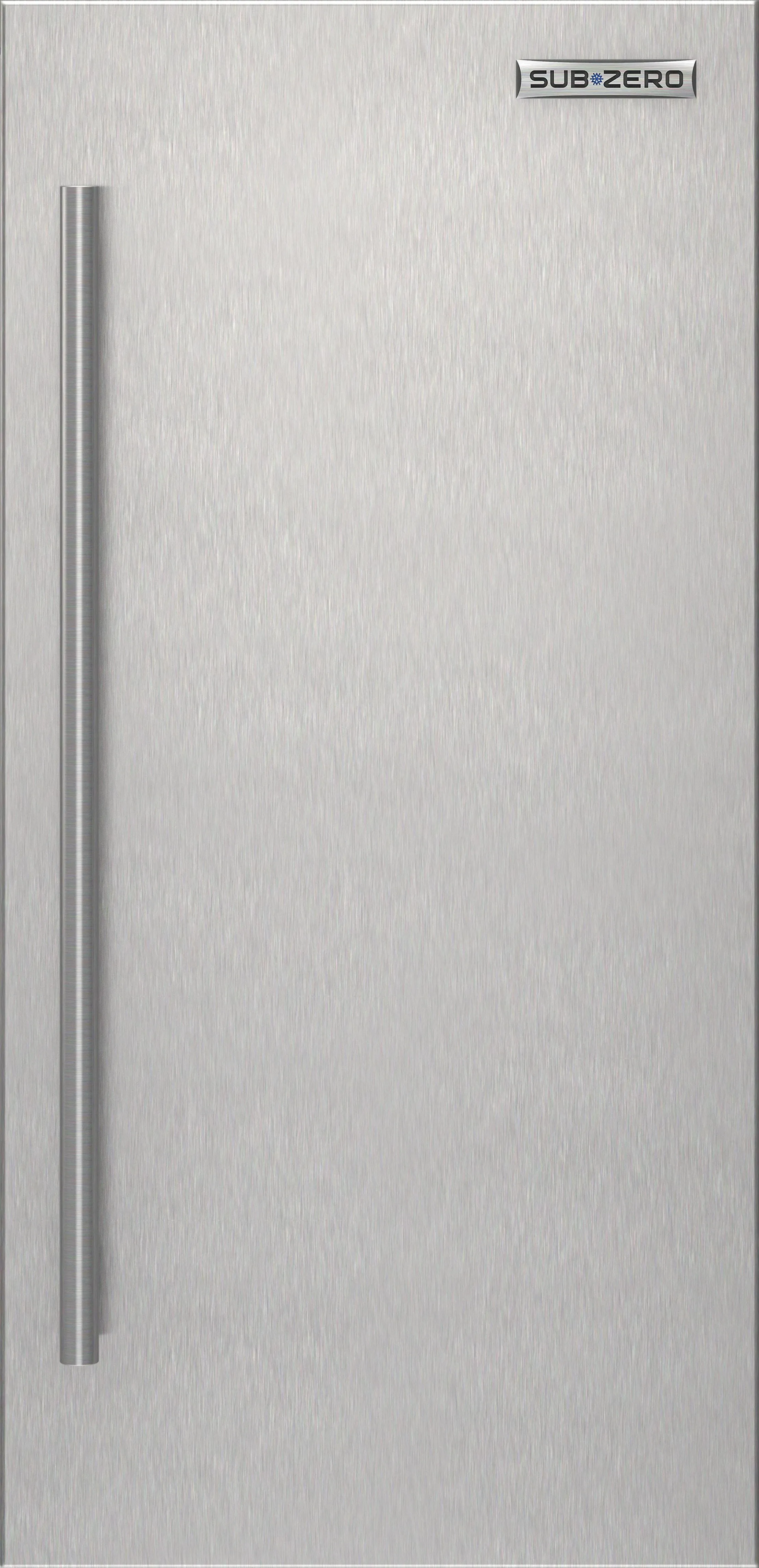 Sub-Zero 7045016 15 Stainless Steel Door Panel - Tubular Handle - Right Hinge