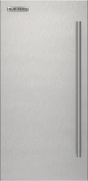 Sub-Zero 7045017 15 Stainless Steel Door Panel - Tubular Handle - Left Hinge