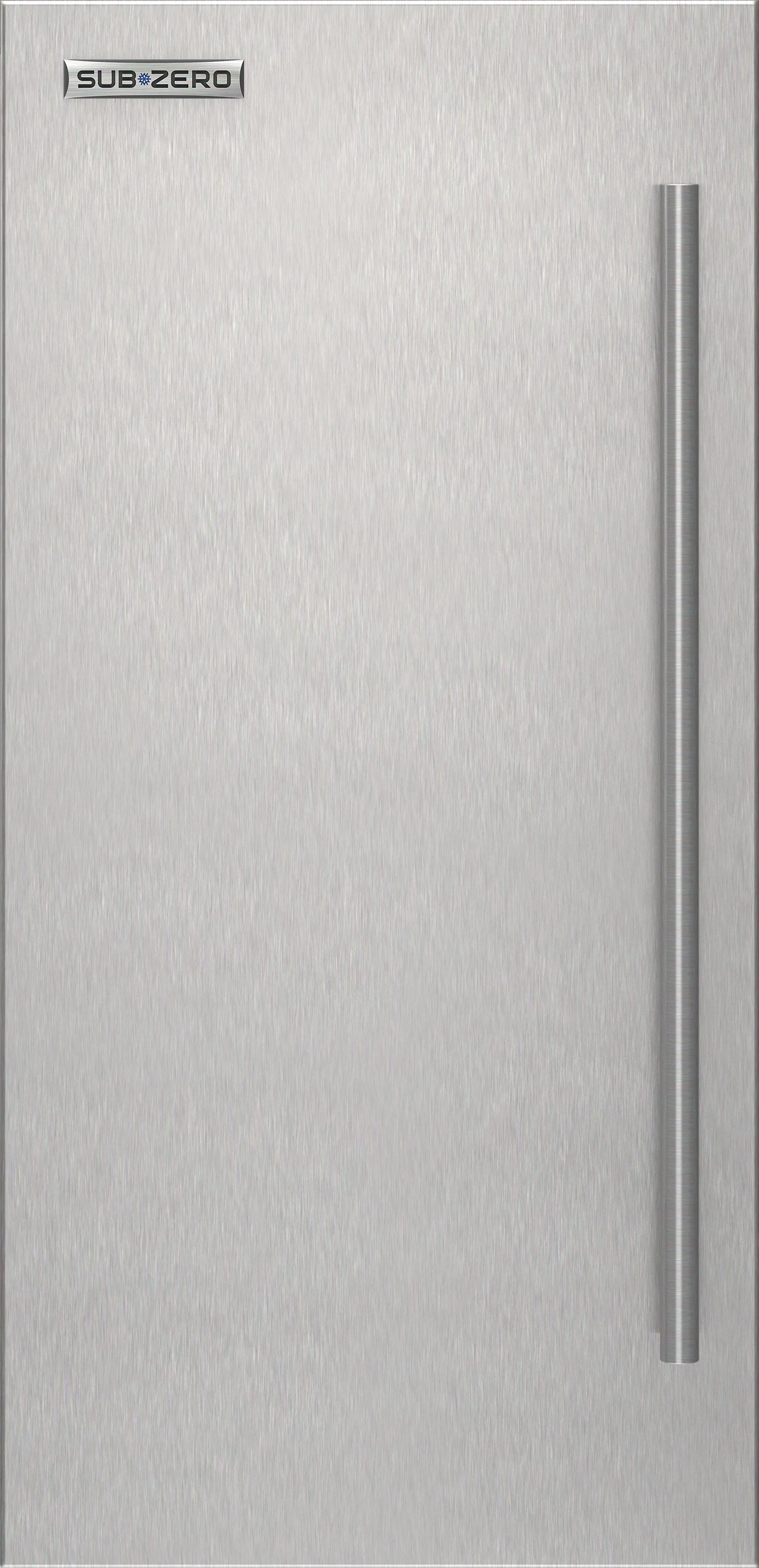 Sub-Zero 7045017 15 Stainless Steel Door Panel - Tubular Handle - Left Hinge