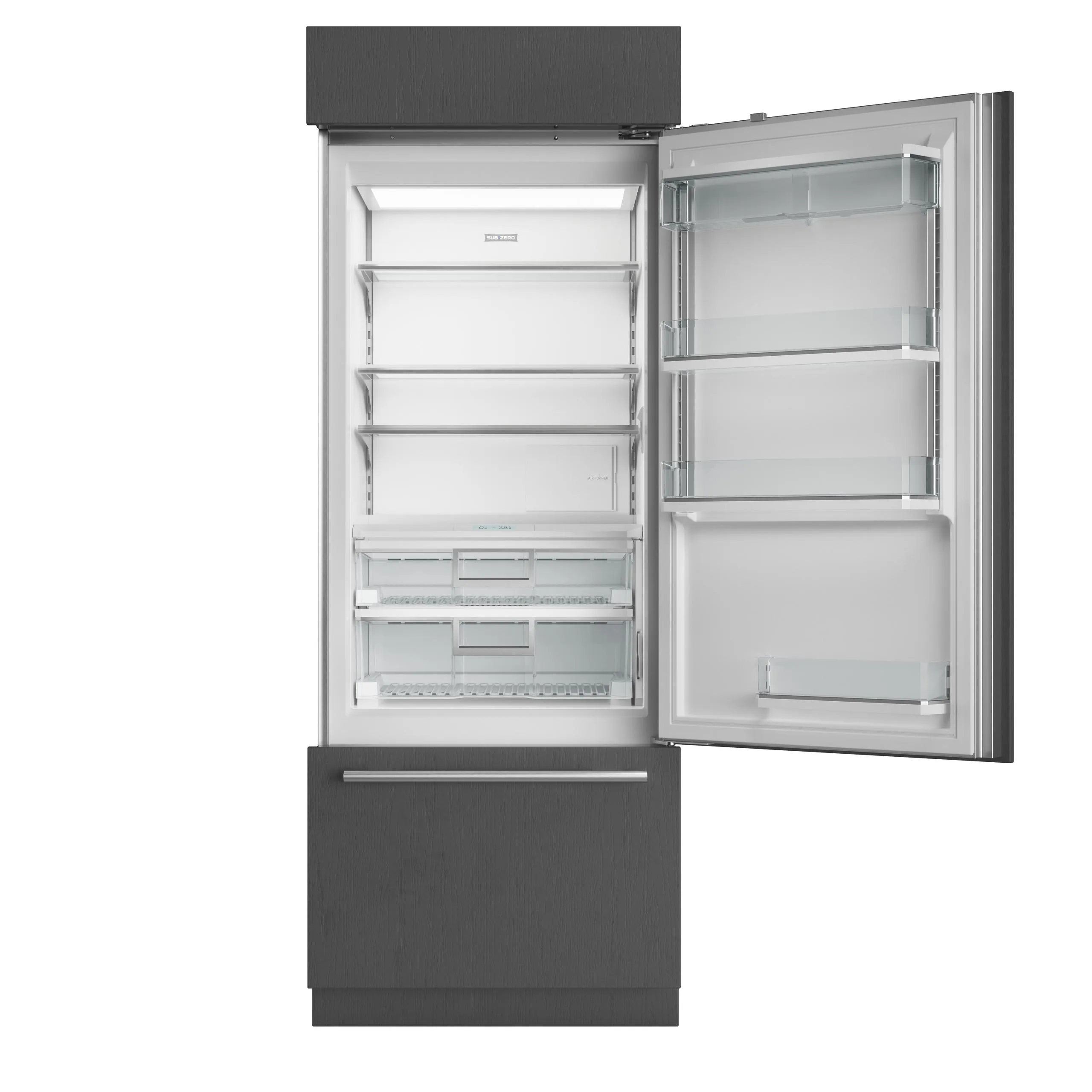 Sub-Zero CL3050UIDSTL 30 Classic Over-And-Under Refrigerator/Freezer With Internal Dispenser