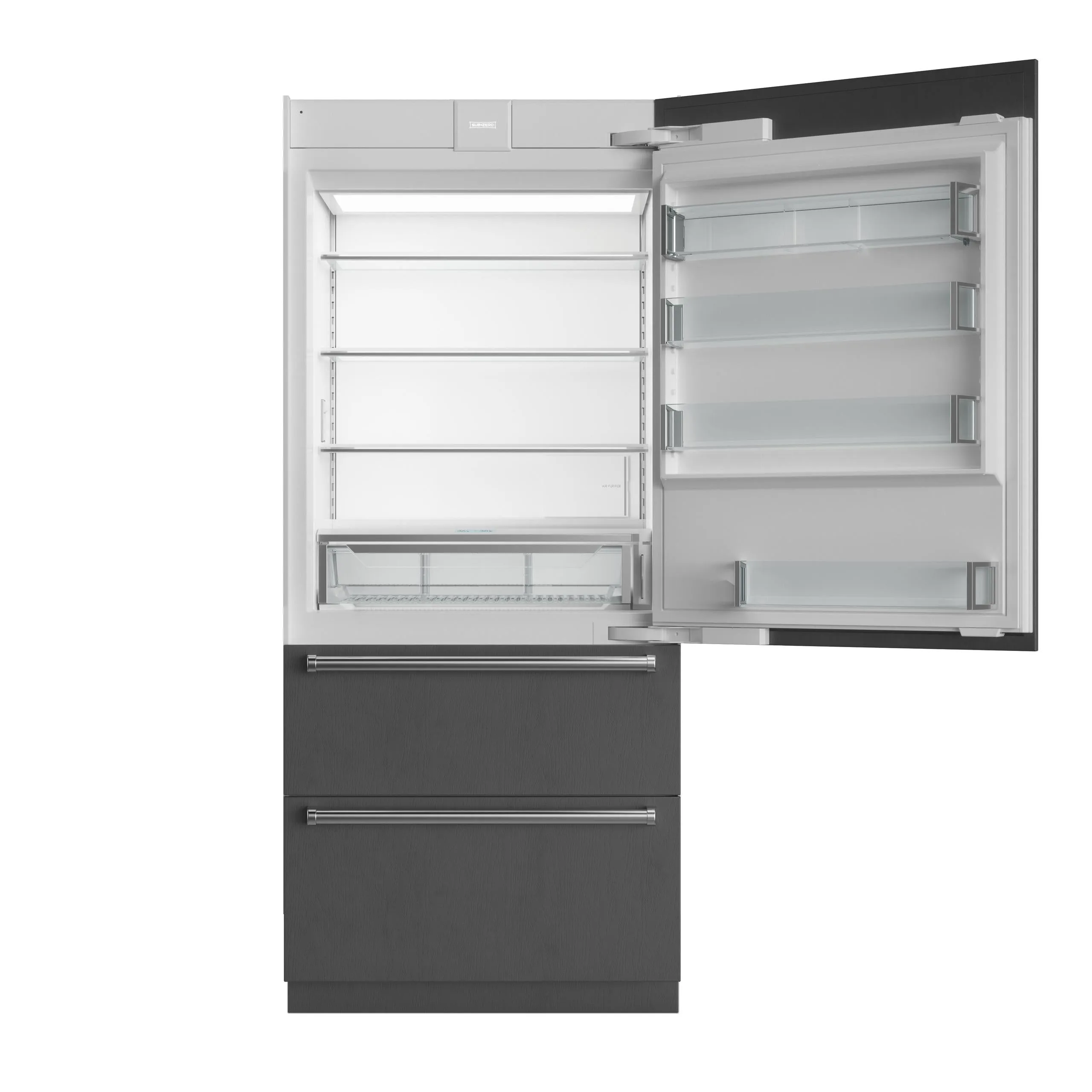 Sub-Zero DET3650RIDR 36 Designer Over-And-Under Refrigerator Internal Dispenser - Panel Ready