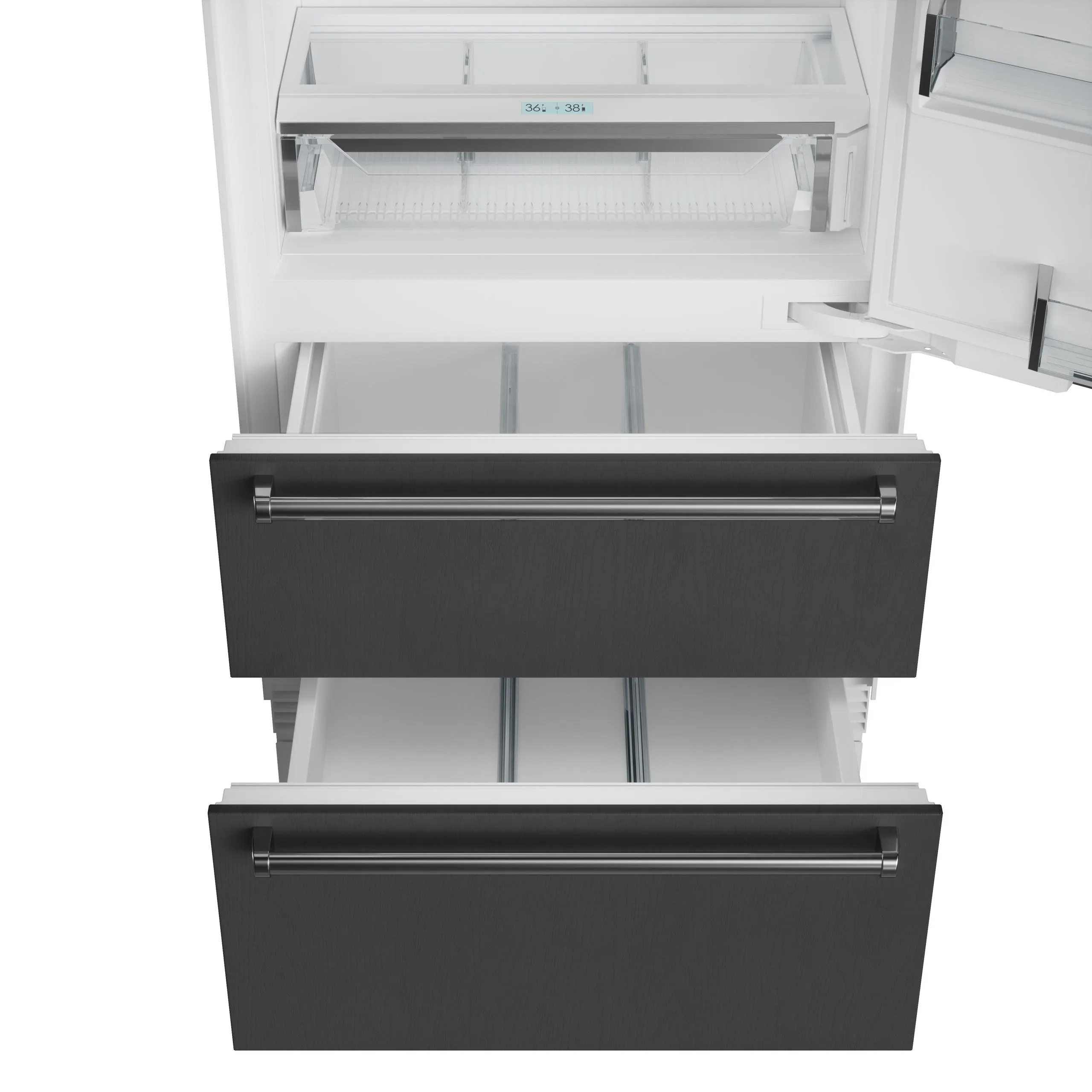 Sub-Zero DET3650RIDR 36 Designer Over-And-Under Refrigerator Internal Dispenser - Panel Ready