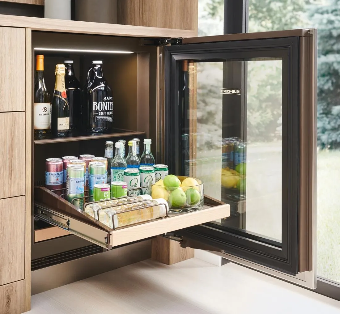 Sub-Zero DEU2450BGL 24 Designer Undercounter Beverage Center - Panel Ready