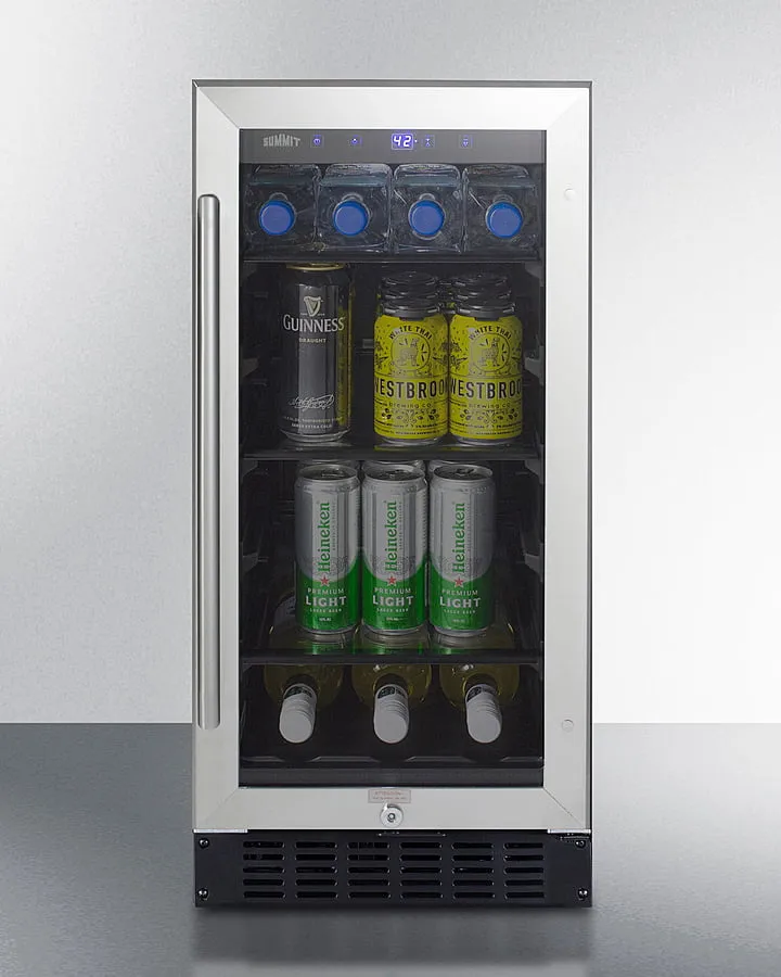 Summit ALBV15 15 Wide Built-In Beverage Center. Ada Compliant