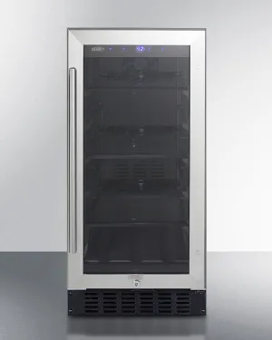 Summit ALBV15 15 Wide Built-In Beverage Center. Ada Compliant