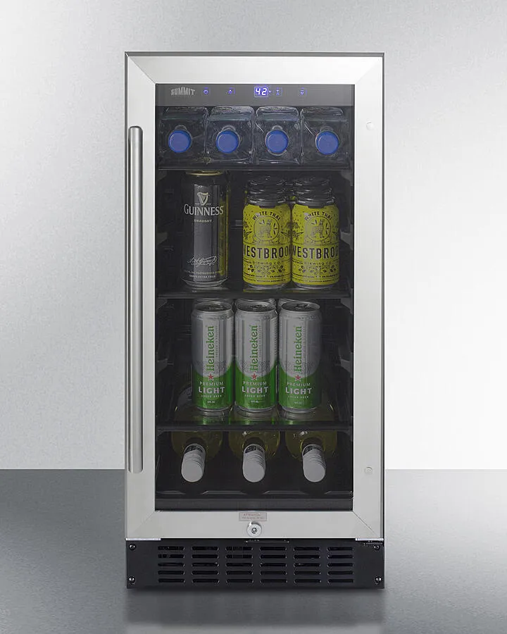 Summit ALBV15CSS 15 Wide Built-In Beverage Center. Ada Compliant
