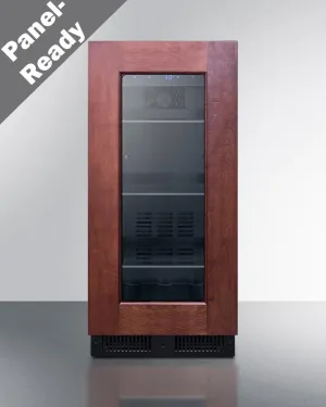 Summit ALBV15PNRLHD 15 Wide Built-In Beverage Center. Ada Compliant (Panel Not Included)