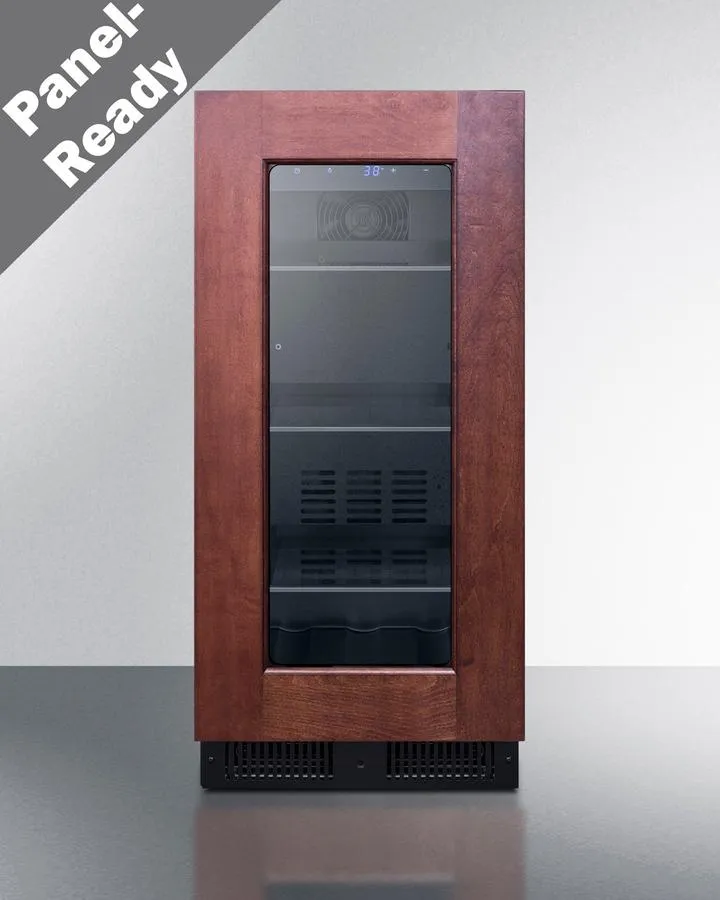 Summit ALBV15PNRLHD 15 Wide Built-In Beverage Center. Ada Compliant (Panel Not Included)