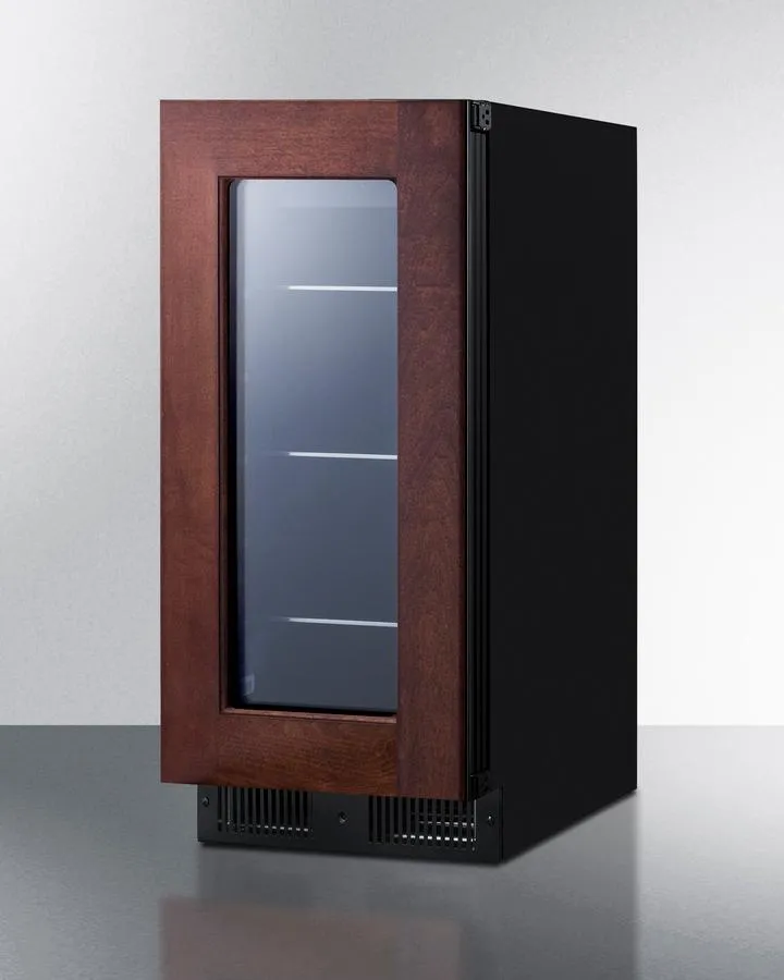 Summit ALBV15PNRLHD 15 Wide Built-In Beverage Center. Ada Compliant (Panel Not Included)