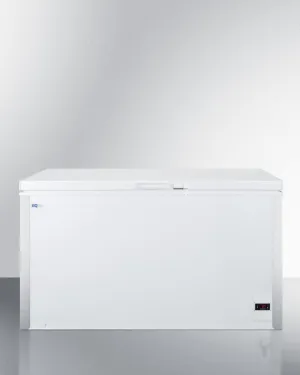 Summit EQFR121 Commercially Listed 13.1 Cu.Ft. Frost-Free Chest Refrigerator In White With Digital Thermostat For General Purpose Applications; Replaces Scfr120