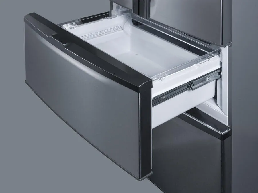Summit FDRD15SS 27 Wide French Door Refrigerator-Freezer