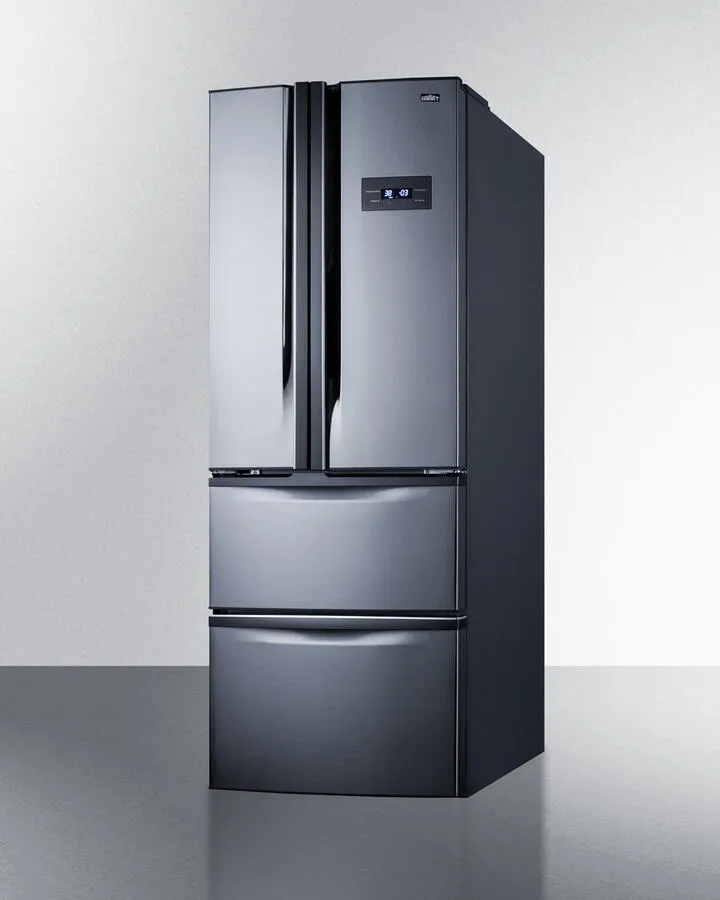 Summit FDRD15SS 27 Wide French Door Refrigerator-Freezer