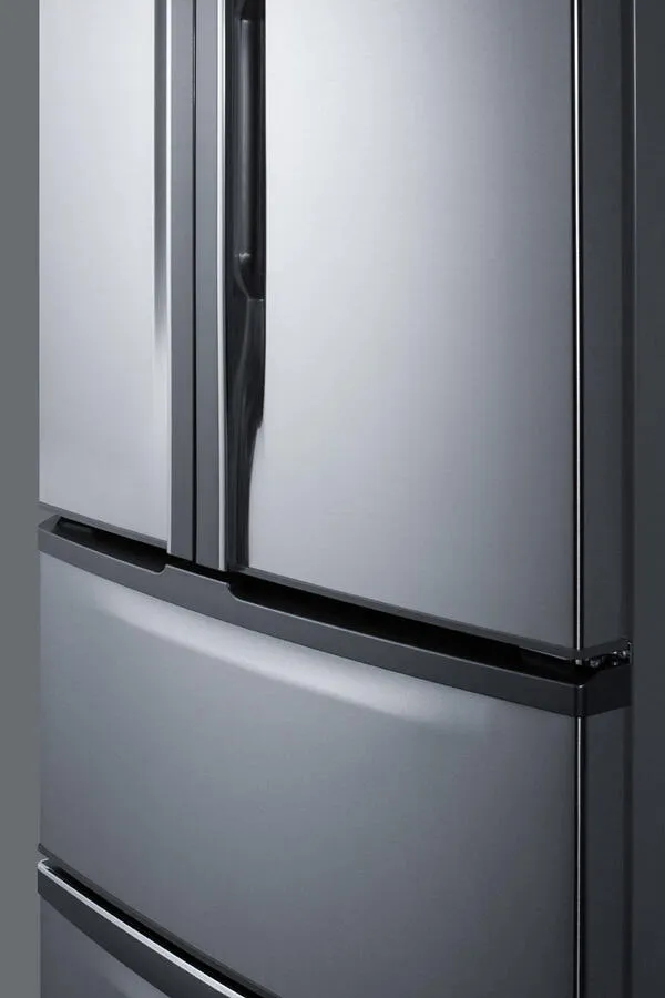 Summit FDRD15SS 27 Wide French Door Refrigerator-Freezer