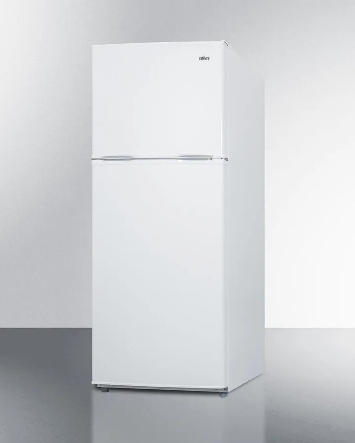 Summit FF1071WIM 24 Wide Top Mount Refrigerator-Freezer With Icemaker