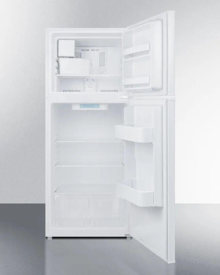 Summit FF1071WIM 24 Wide Top Mount Refrigerator-Freezer With Icemaker
