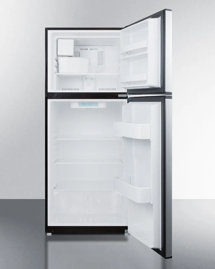 Summit FF1073SSIM 24 Wide Top Mount Refrigerator-Freezer With Icemaker