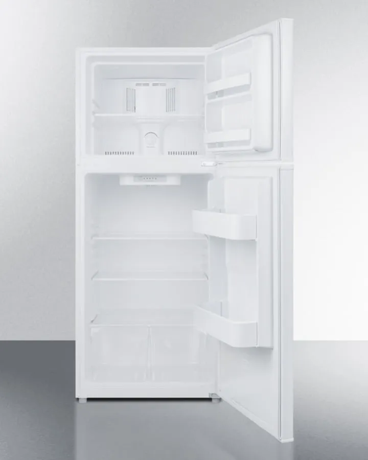 Summit FF1084W 24 Wide Top Mount Refrigerator-Freezer