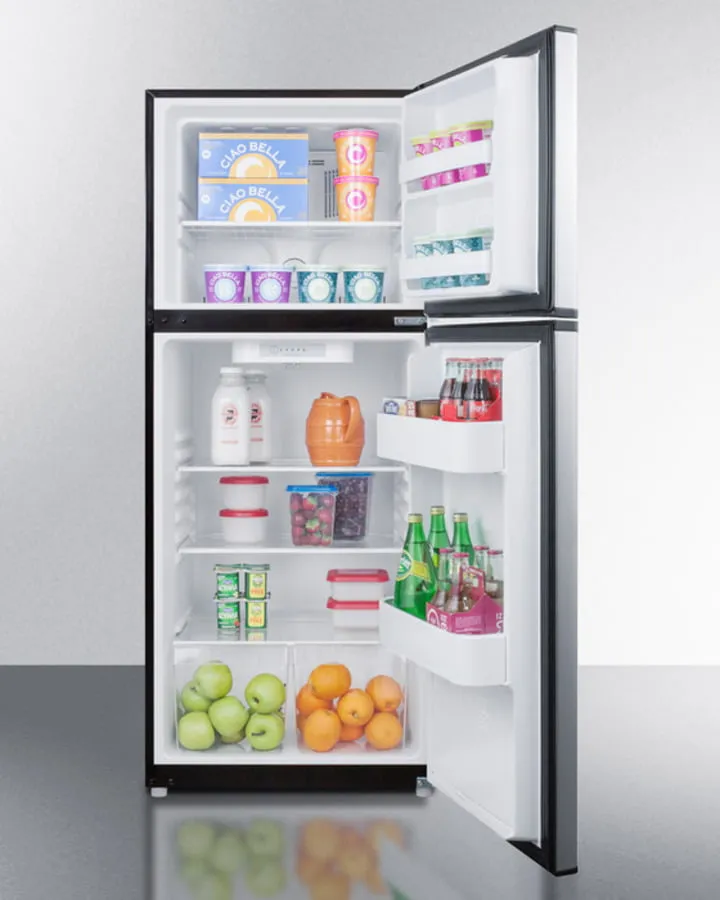 Summit FF1085SS 24 Wide Top Mount Refrigerator-Freezer