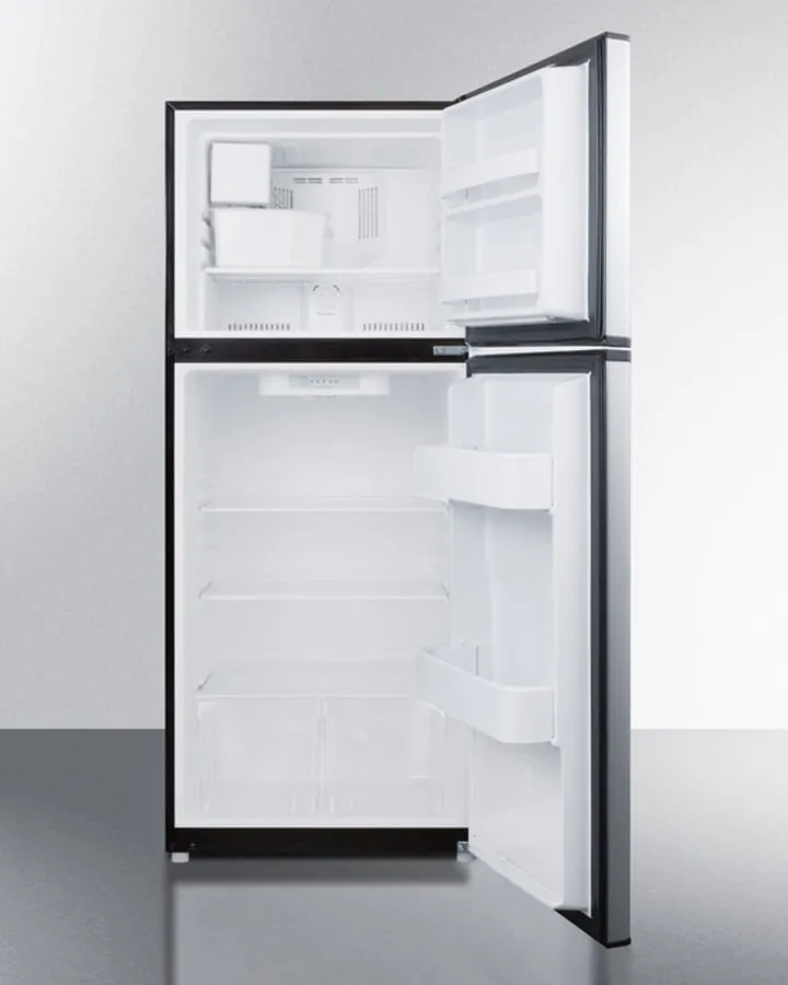 Summit FF1085SSIM 24 Wide Top Mount Refrigerator-Freezer With Icemaker