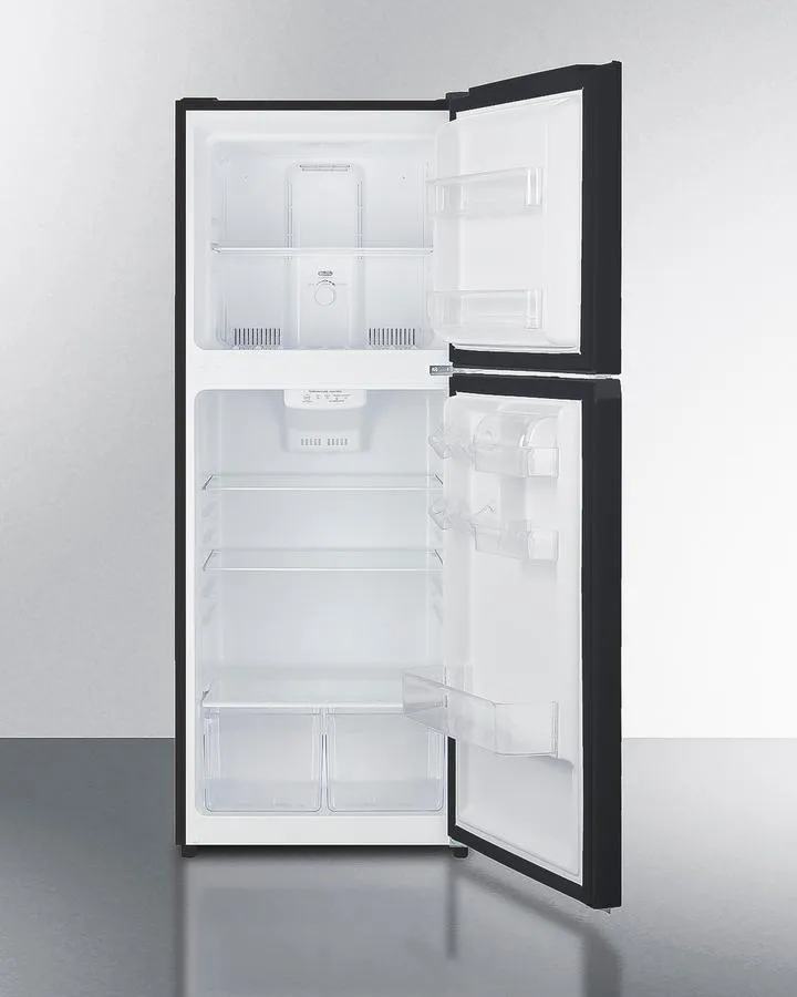 Summit FF1087B 24 Wide Top Mount Refrigerator-Freezer