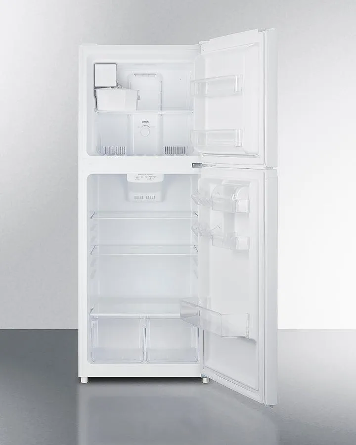 Summit FF1088WIM 24 Wide Top Mount Refrigerator-Freezer With Icemaker