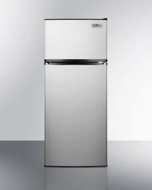 Summit FF1159SSIM 24 Wide Top Mount Refrigerator-Freezer With Icemaker