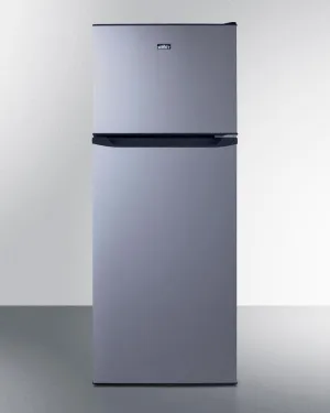 Summit FF1293SSIM 24 Wide Top Mount Refrigerator-Freezer With Icemaker
