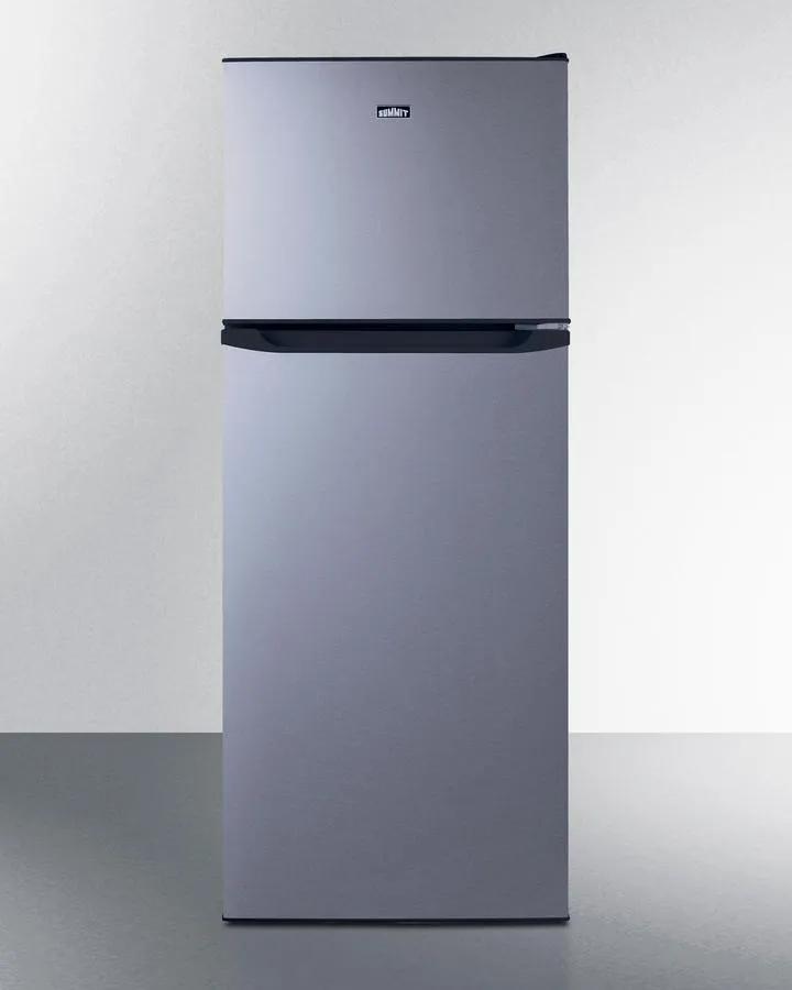 Summit FF1293SSIM 24 Wide Top Mount Refrigerator-Freezer With Icemaker