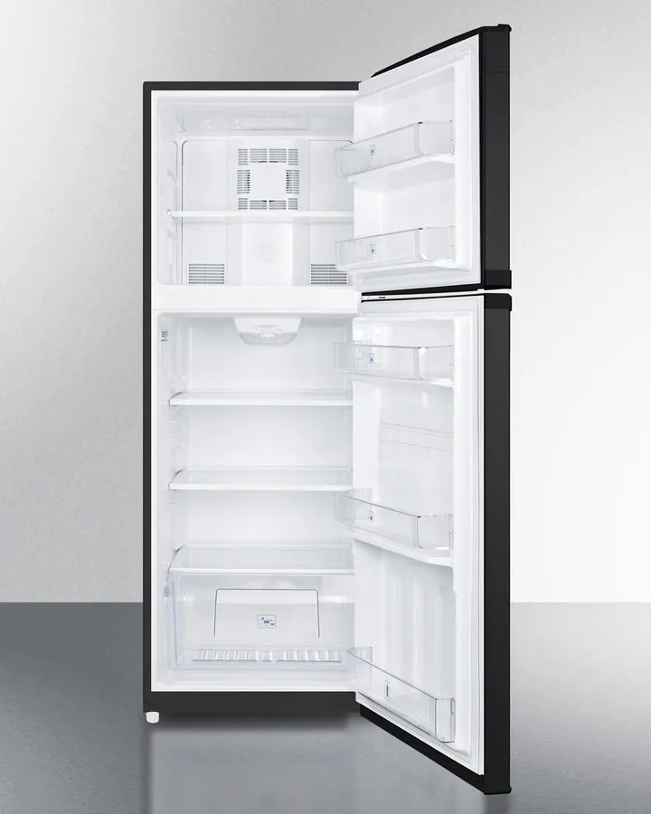 Summit FF1427BK 26 Wide Top Mount Refrigerator-Freezer