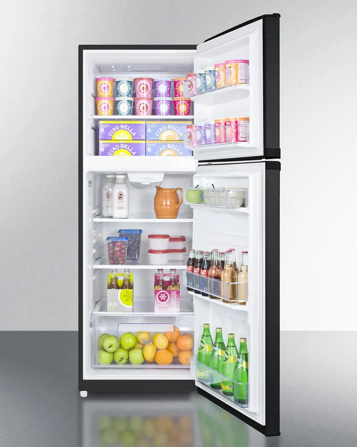 Summit FF1427BK 26 Wide Top Mount Refrigerator-Freezer