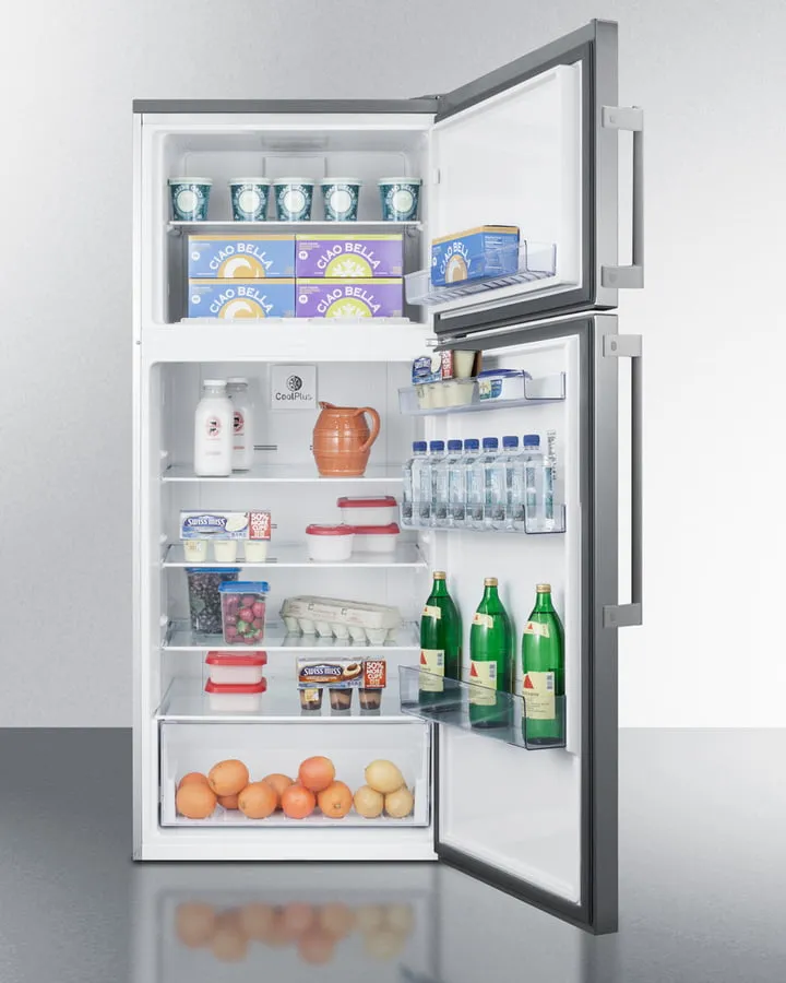 Summit FF1511SS 28 Wide Top Mount Refrigerator-Freezer