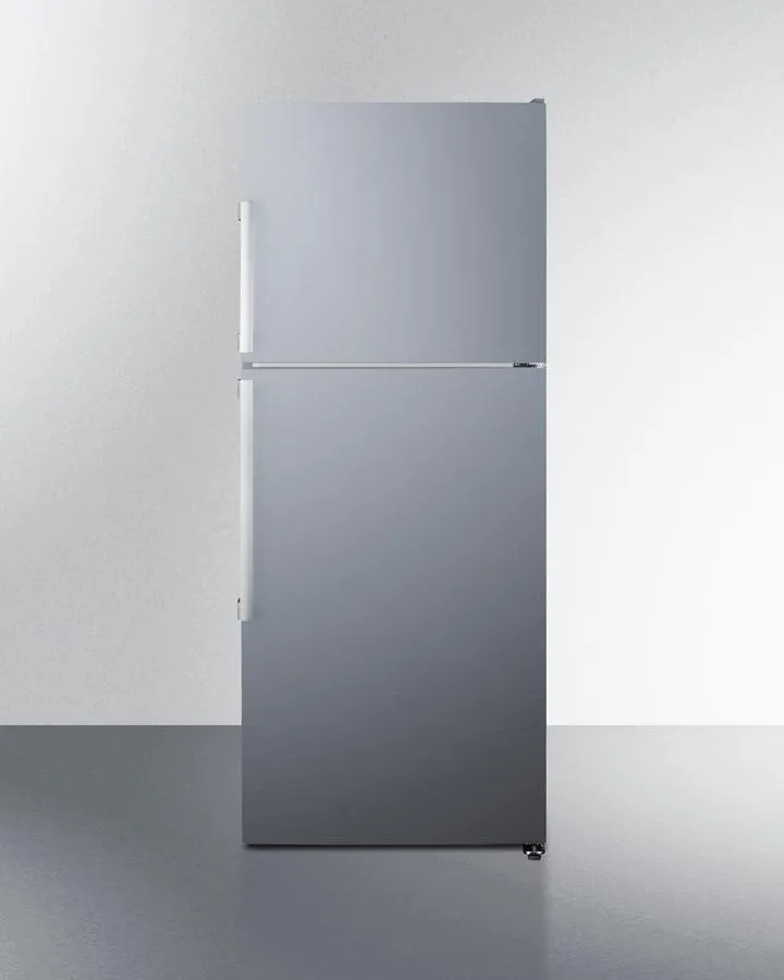 Summit FF1514SSIM 28 Wide Top Mount Refrigerator-Freezer With Icemaker