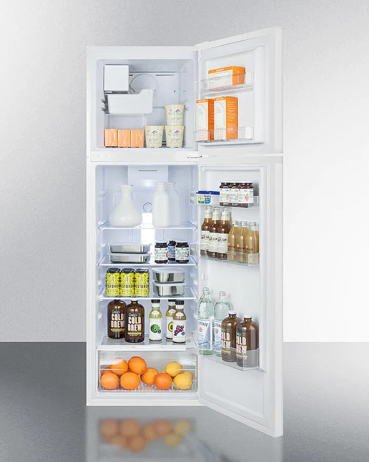 Summit FF922WIM 22 Wide Top Mount Refrigerator-Freezer With Icemaker