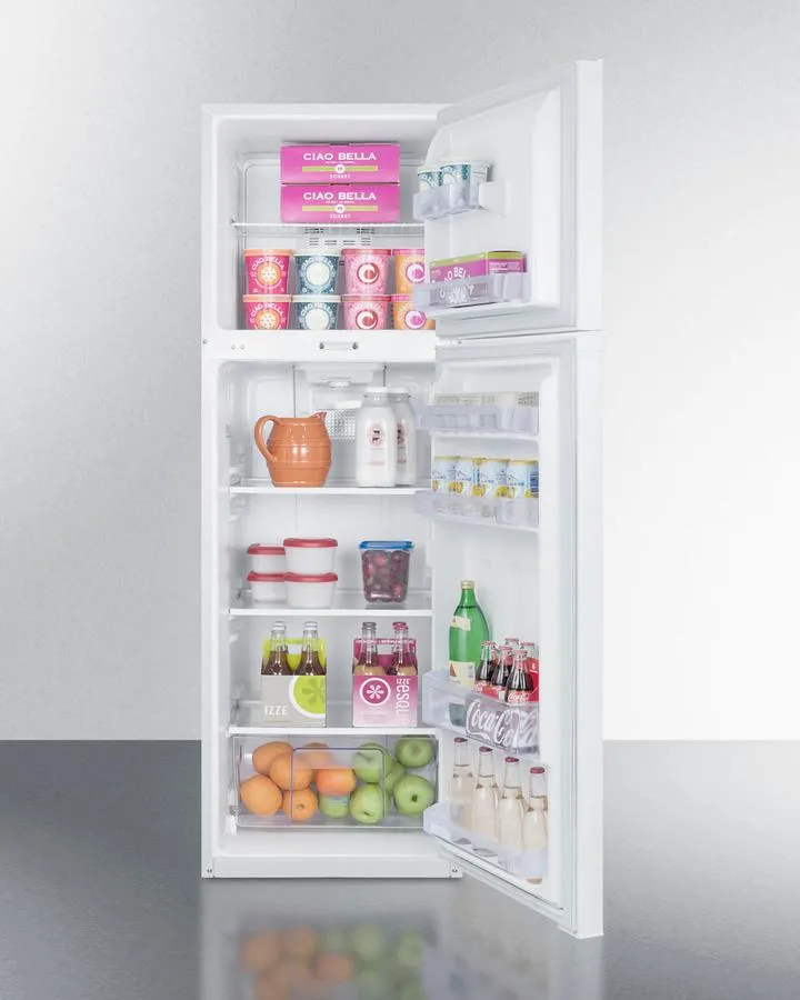 Summit FF946WLLF2 22 Wide Top Mount Refrigerator-Freezer