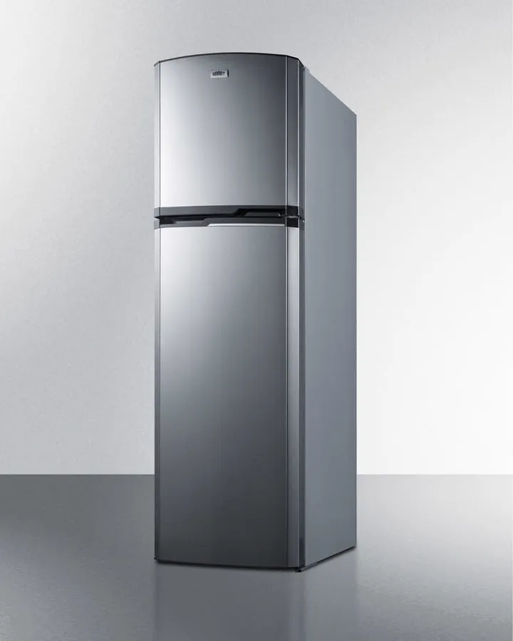 Summit FF948SSIM 22 Wide Top Mount Refrigerator-Freezer With Icemaker