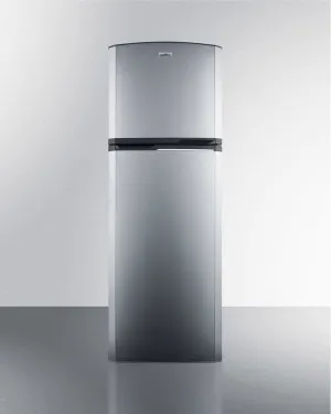Summit FF948SSIM 22 Wide Top Mount Refrigerator-Freezer With Icemaker