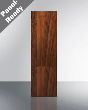 Summit FFBF11NTLHD 24 Wide Fully Integrated Bottom Mount Refrigerator-Freezer (Panel Not Included)