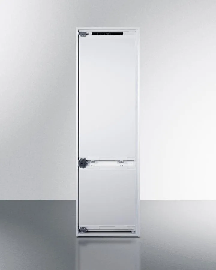 Summit FFBF11NTLHD 24 Wide Fully Integrated Bottom Mount Refrigerator-Freezer (Panel Not Included)