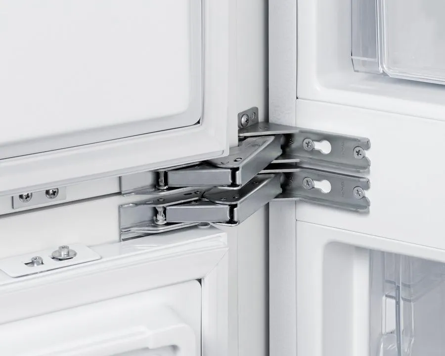 Summit FFBF11NTLHD 24 Wide Fully Integrated Bottom Mount Refrigerator-Freezer (Panel Not Included)