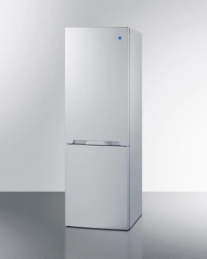 Summit FFBF121W 24 Wide Bottom Mount Refrigerator-Freezer
