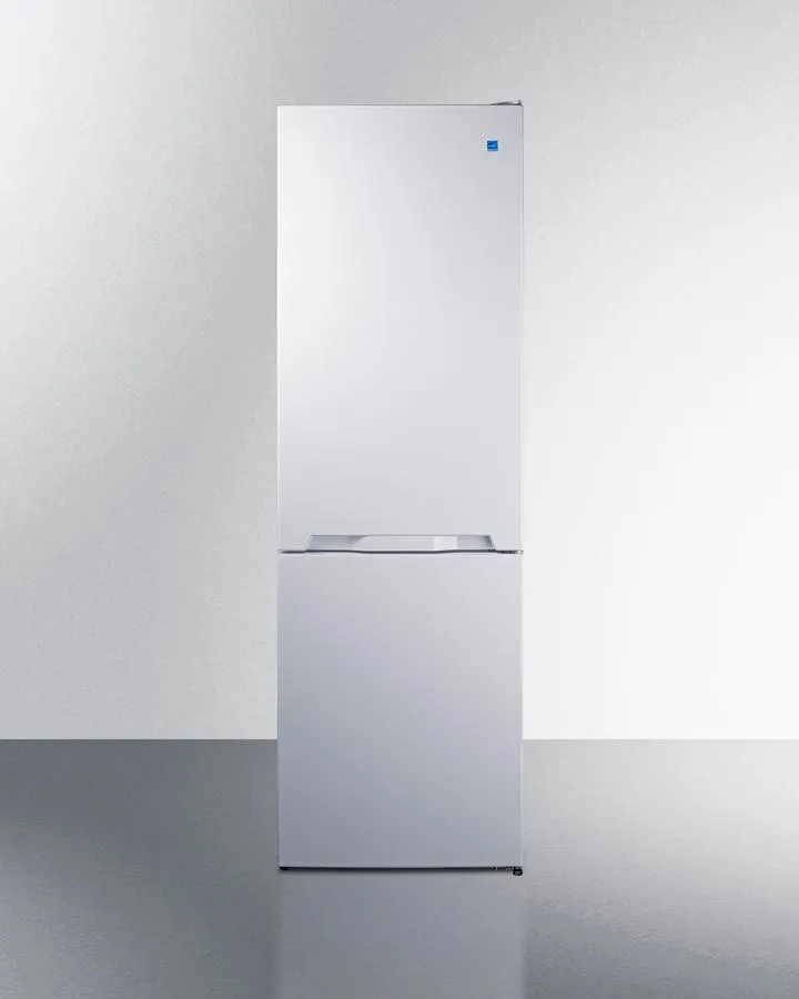 Summit FFBF121W 24 Wide Bottom Mount Refrigerator-Freezer