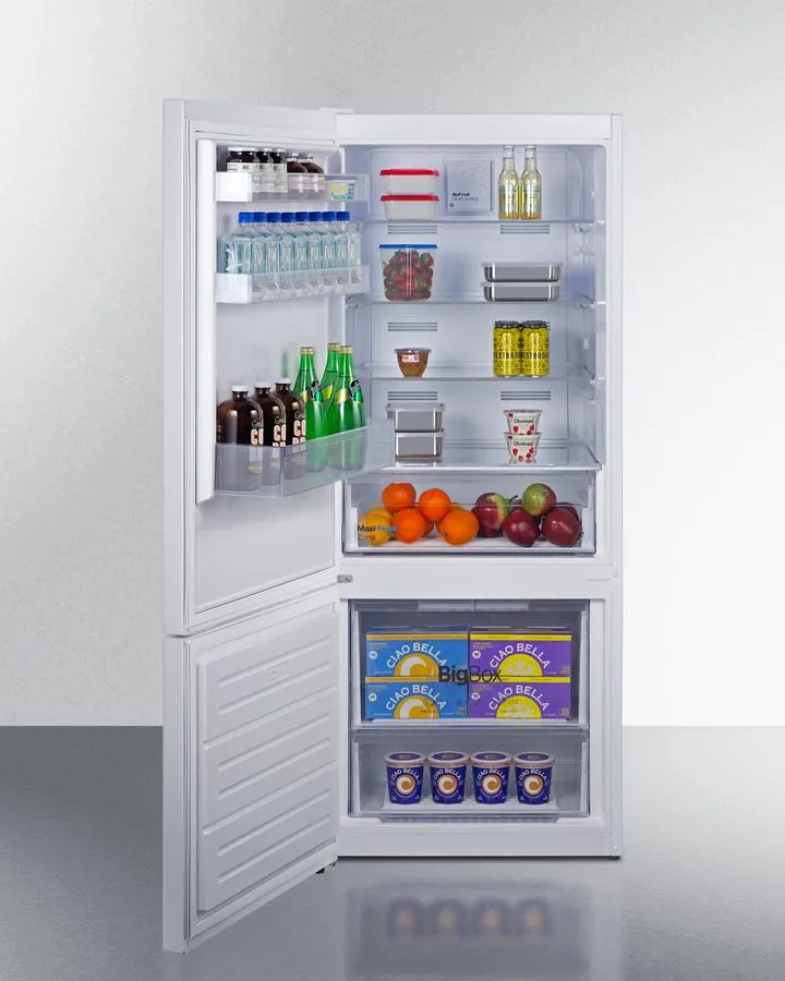 Summit FFBF151WLHD 28 Wide Bottom Mount Refrigerator-Freezer