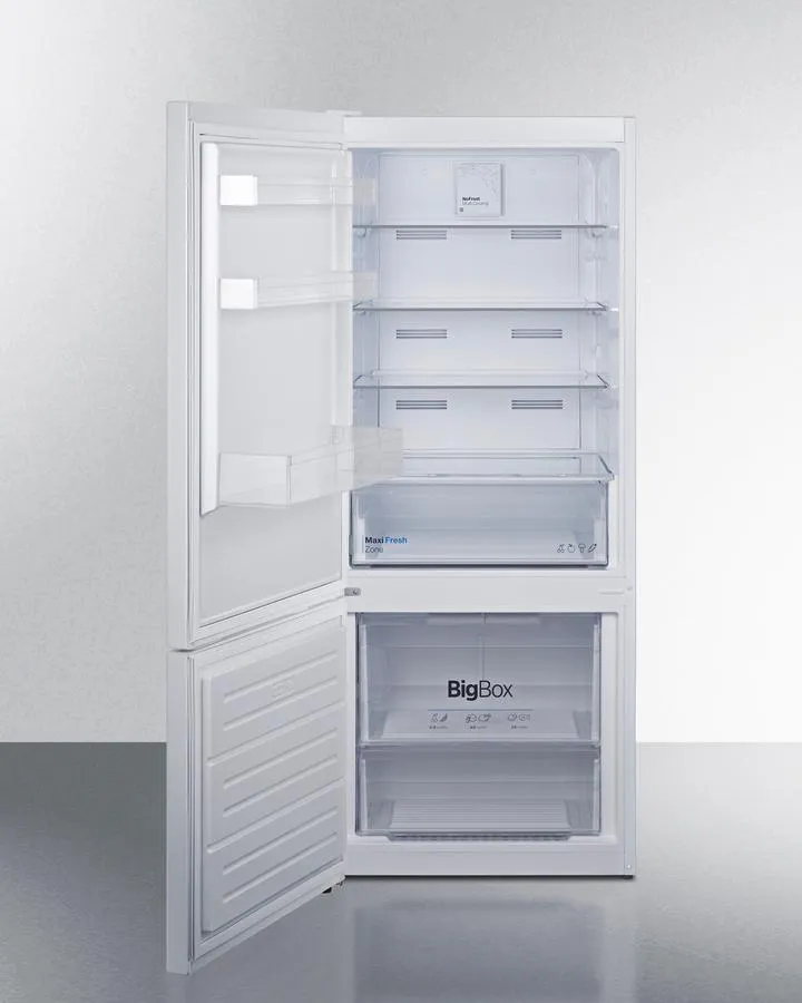 Summit FFBF151WLHD 28 Wide Bottom Mount Refrigerator-Freezer